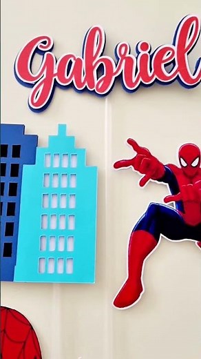Topo de Bolo Homem Aranha