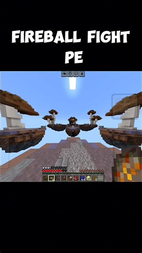 Minecraft PE: Fireball fight