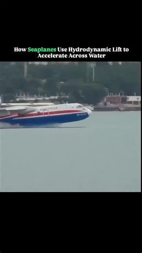Knowledge Spectrum on Instagram: "Seaplanes begin their takeoff run by skimming across the water where hydrodynamic lift plays a crucial role in building speed and stability as the floats or hull are shaped to plane on the surface reducing drag and allowing the aircraft to rise slightly out of the water while still supported by it, this transition from displacement to planing dramatically lowers resistance so the engine thrust can be converted into forward acceleration, as speed increases the wa
