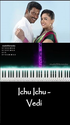 Ichu Ichu | Vedi | Vishal | Sameera Reddy | Keyboard Cover Notes | Fernandez 1