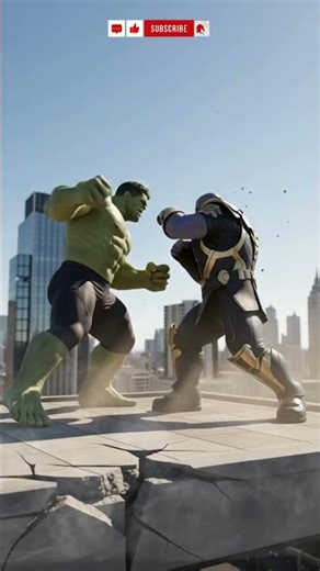 💥HULK VS THANOS -ULTIMATE MARVEL BATTLE⚔️WHO IS STRONGER?| FULL FIGHT SCENES -INFINITY WAR & ENDGAME