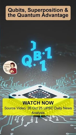 Qubits, Superposition & the Quantum Advantage #shorts #upsc #ssc #exam