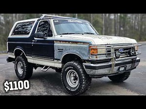 I Bought the Cheapest 4x4 BRONCO on the Internet ($1100)