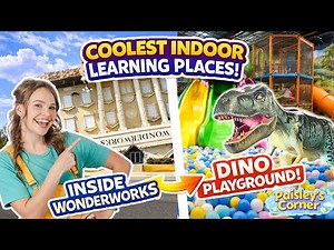 We Explored the Coolest Learning Places! | WonderWorks, Dino Playground & Farm Fun