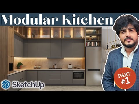 Designing Modular Kitchens Made EASY with SketchUp and V-Ray