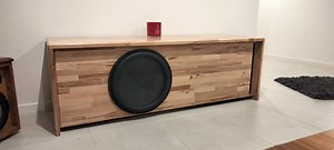 DIY Subwoofer end table project