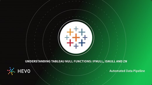 How to handle Tableau Null values using Null Functions | Simplified 101