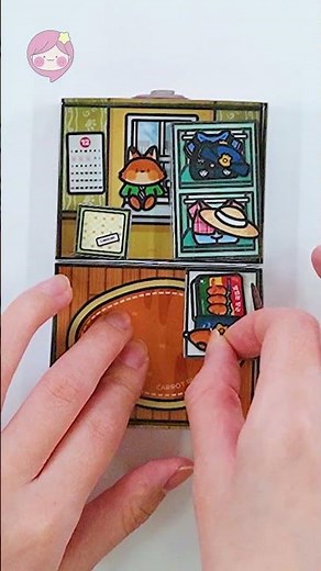 ✨무료도안 정리하기 ASMR😍 #diy #squishybook #squishy