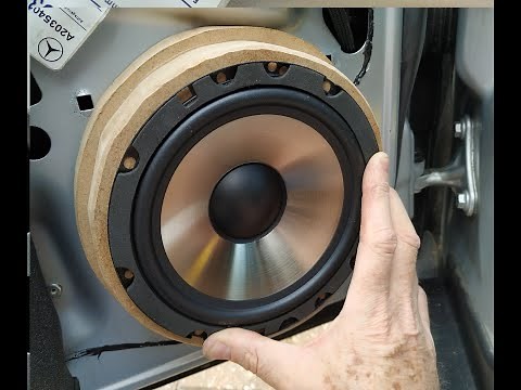 Mercedes C Class W203 Speaker and ICE Head unit upgrade
