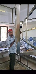 2.8M views · 16K reactions | 32mm ss box installation easy tricks!aluminium Fabrication ideas #aluminumfabrication #aluminum #fbreelsviral #modularkitchen #shorts | Shiju Ikbal | Facebook