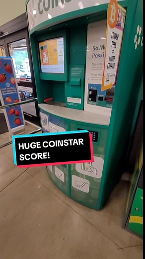 This is why I always check coinstar machines for silver coins and old coins that are worth more than face value! #coinstar #coinstarchallenge #coinstarmachine #coins #silvercoins #silver #rarecoins #coincollecting #moneyfound #money