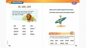 自然拼读绘本阅读 || 字母or，oar，ore组合发音规则