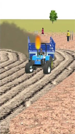 Indian desi simulator game🤯 #viral #tractorgame #youtubeshorts #m_p_farming_08
