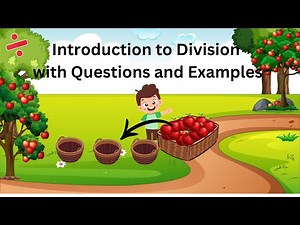 Introduction to Division with Question and Examples | Basic Maths Learning Video for Kids