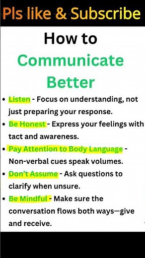 "🔥5 Powerful Tips on How to Communicate Better 🔥Unlock The SECRET to Success!" #communicationskills