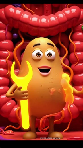 Roz Khane Wale Foods Ka Real Effect Inside Body #nutrition#cartoon #aishorts #animation#facts #yosho