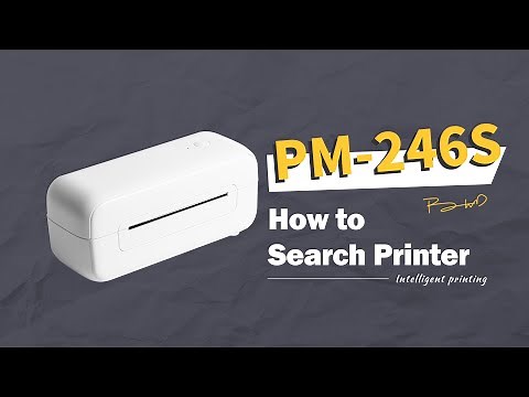 Phomemo PM-246S Tutorial: How to Connect Printer with Computer? Tips & Tricks丨Instruction Manual