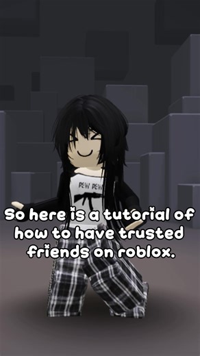 Tutorial of how to have trusted friends on roblox #roblox #tutorial #fyp