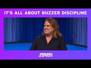 It's All About Buzzer Discipline | Overheard on Set | JEOPARDY!
