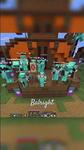 Minutetech best aura word “Balright” - everyone saying that on life steal #minecraft