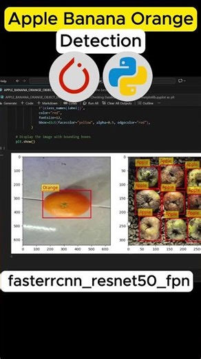 Faster R-CNN Fruit Detection 🍎🍊🍌 | Transfer Learning #computervision #coding #deeplearning #ai