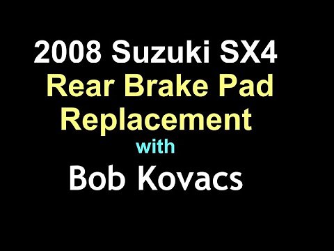 Suzuki SX4 Rear Brake Pad Replacement