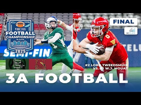 2025 BCSS Football Championship 🏈 AAA Final: Lord Tweedsmuir v WJ Mouat [Nov 30, 2025]