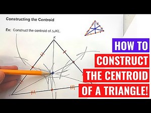 Constructing the Centroid of a Triangle