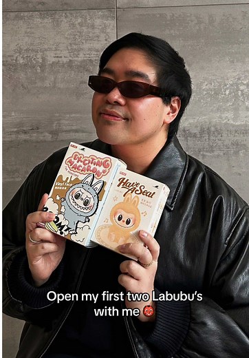 The AMOUNT of ANXIETY I had opening my first two Labubu blind boxes 😮‍💨 #labubu #labubumacarons #labubuthemonsters #labubuunboxing