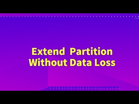 How to Extend a Partition Using Without Data Loss
