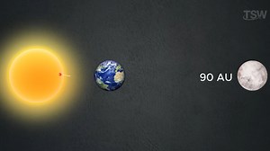 Found: A frozen world twice as far as Pluto