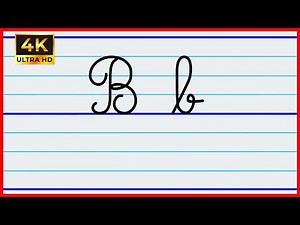 Apprendre À Écrire Les Lettres De L'Alphabet En Majuscule et en minuscule en écriture cursive