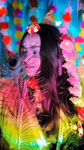 "Radharani lage"✨️#shorts #viral #glowupdiary #transformation #makeup #radhakrishna