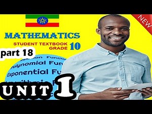 Quadratic Function on page 41 || Grade 10 Math Unit 1 Ethiopian Education New Curriculum || part 18