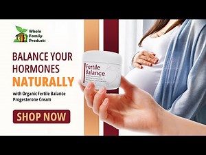 Natural Progesterone Cream for Hormone Balance, PCOS & Fertility Support