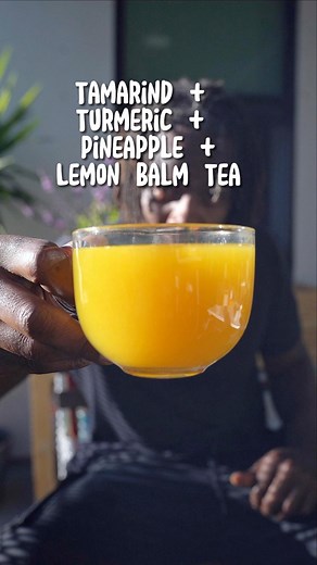 What's your favorite fall drink to vibe out with? I 💜 Tamarand Turmeric Pineapple Lemon Balm Tea in the morning 🌅 when it starts to get a little cold in San Diego or in the mountains ⛰️. How about you? #fallflavors# #fallseason #fallrecipes #falldrinks | Turnip Vegan