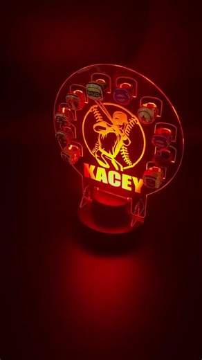 Personalized Championship Ring Holder, LED Light up Display, Kids Sports Trophy Night Light, End of Season Baseball Gift - Etsy