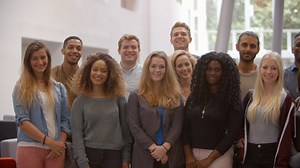 Group Of University Students Standing Still Stock Footage SBV-310822946 - Storyblocks