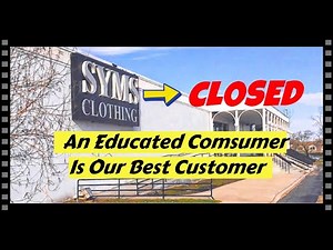 Syms Clothing Stores. Educated Consumer Is Our Best Customer.{Color Enhanced Photographs And Story}