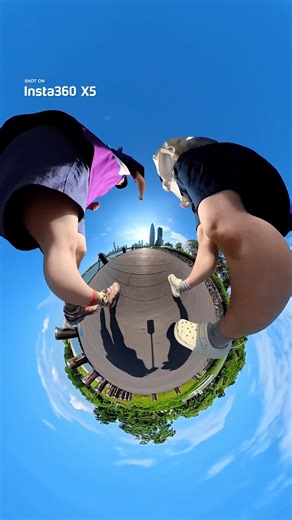 Trust me, this is the ultimate running camera angle！#insta360 #photography #funny #fyp #running