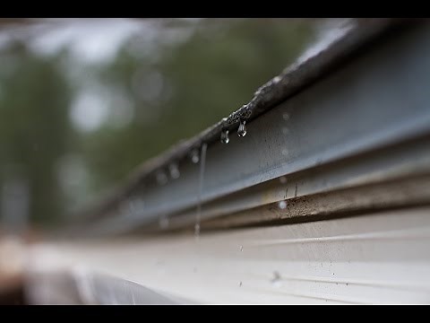 Gentle Rain Water on a Tin Roof with Distant Thunder for Deep Sleep and Relaxation