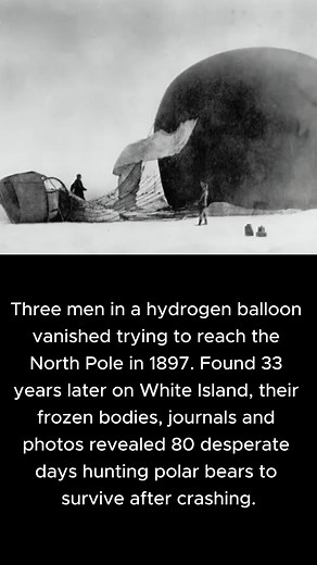 In 1897, three Swedish explorers embarked on a daring mission to reach the North Pole by hydrogen balloon. Salomon August Andrée, Knut Frænkel, and Nils Strindberg soared into the Arctic skies, their hearts filled with dreams of glory for their nation. Their ambitious venture quickly turned tragic. After just 65 hours of flight, their balloon crashed onto Arctic pack ice. What followed was an extraordinary tale of survival lasting 80 days, as the men trekked across the frozen wasteland, sustaini