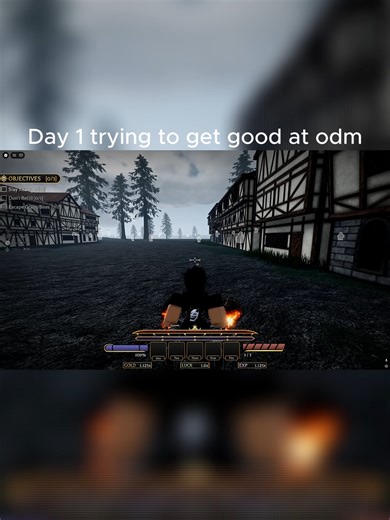 Trying to get good at ODM before Update 4 drops #aotr #aotrevolution #roblox #levi