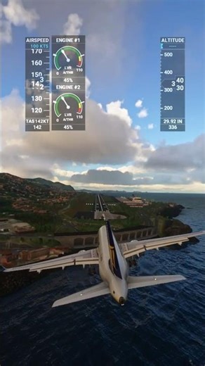 Crosswind landing at Madeira… first attempt wasn’t ENOUGH !!