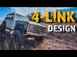 How I Built a 4-Link Suspension from Scratch | Jeep Rear Suspension Redesign