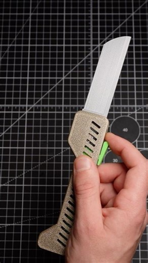 3D Printed Spring Loaded Knife