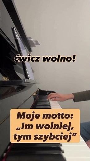 Chcesz grać szybko? Zobacz jak to zrobić ! #naukagrynapianinie #pianino #lekcjepianina #ćwiczenie