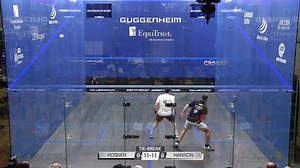 🇺🇸🇺🇸🇺🇸🇺🇸 He was 0-6 down but wildcard Hanson showing he's no pushover - sublime finish here 🕶 | PSA Squash Tour