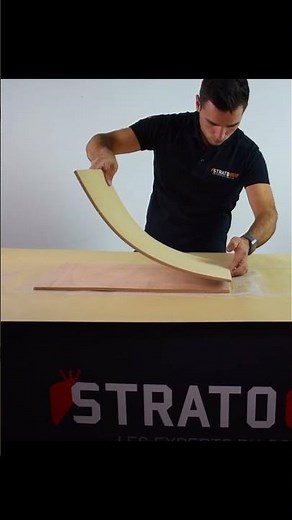 Cintrage simple et rapide ⏱️ de contreplaqué #bois #wood #contreplaqué