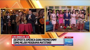 56K views · 235 reactions | Después de 21 años despertando a las familias hispanas para brindarles alegría, nuestro programa ganó su primer Daytime Emmy, ¡y lo celebramos con mucha emoción!  | Despierta America | Facebook